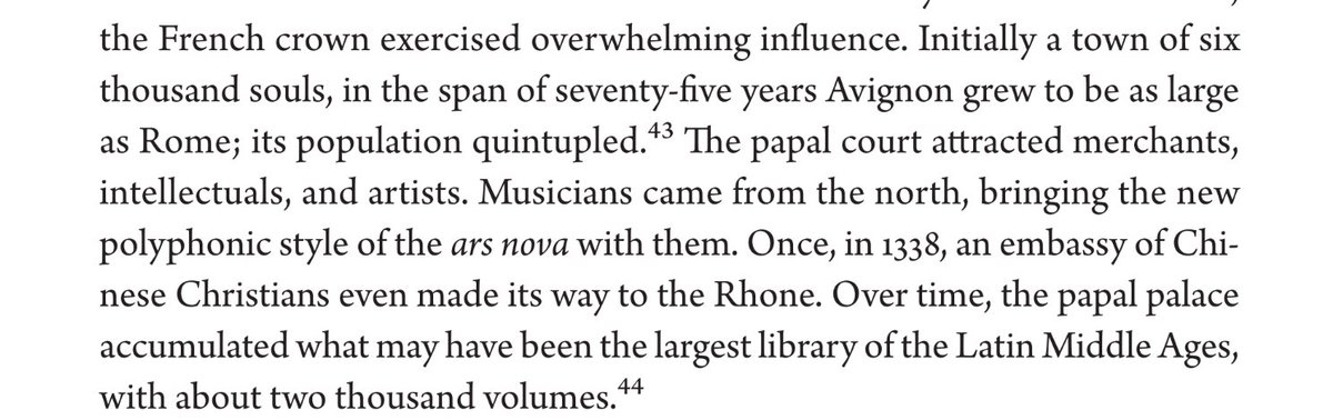 DusenburyDavid's tweet image. Intrigued to read in Bernd Roeck's new history of the Renaissance that "an embassy of Chinese Christians made its way to the Rhone" in 1338, to the papal court at Avignon.