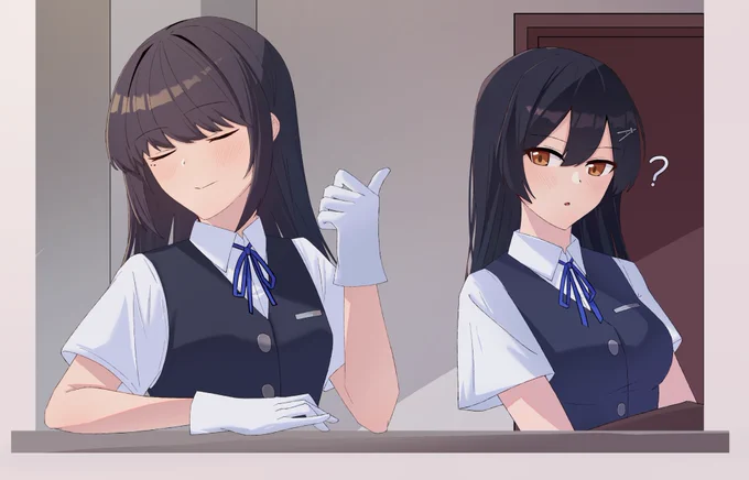 見なよ……私の親潮姉を… (先日のワンドロ描けなかったので…!