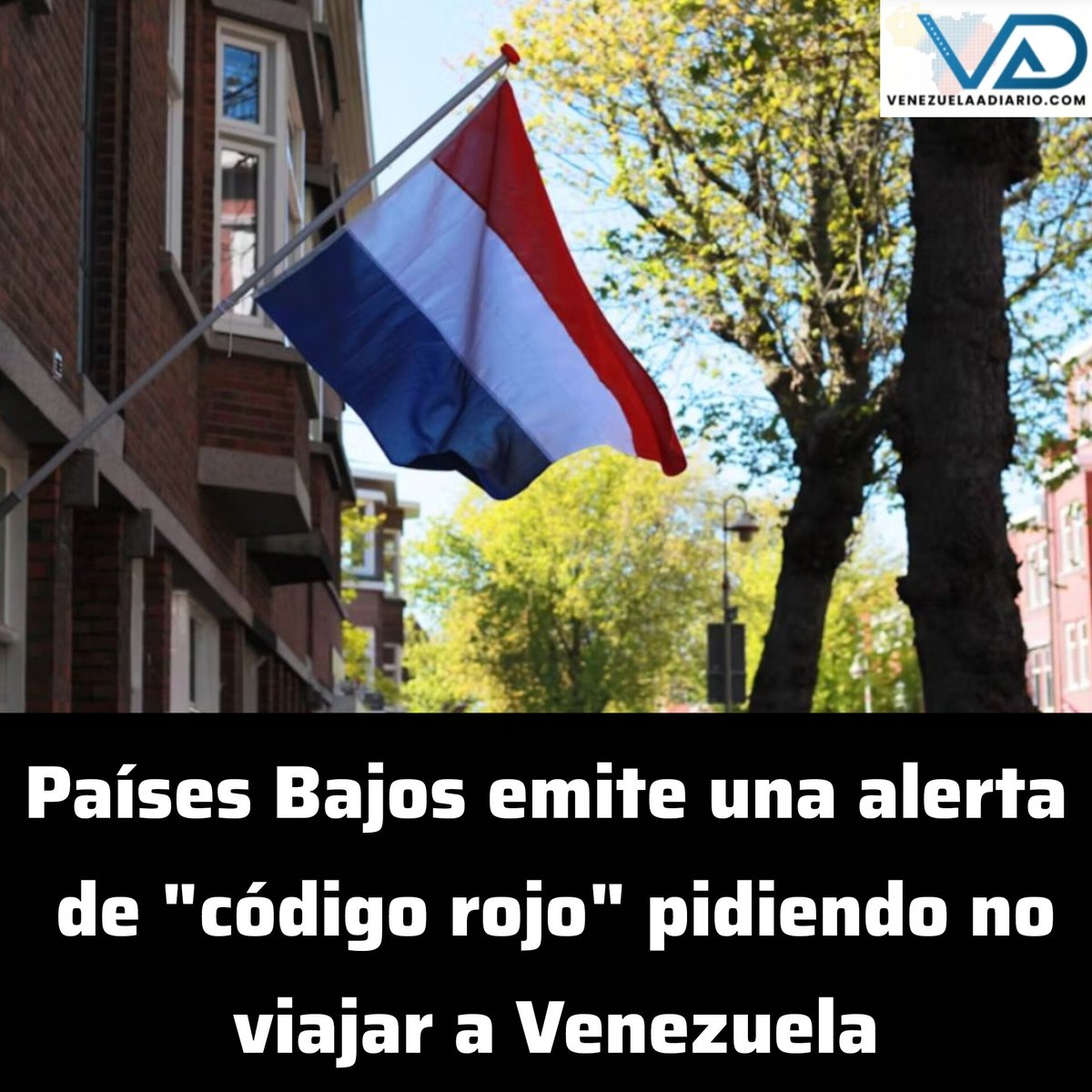Países Bajos emite una alerta de "código rojo" pidiendo no viajar a Venezuela
instagram.com/p/DMVDHygxg31/…