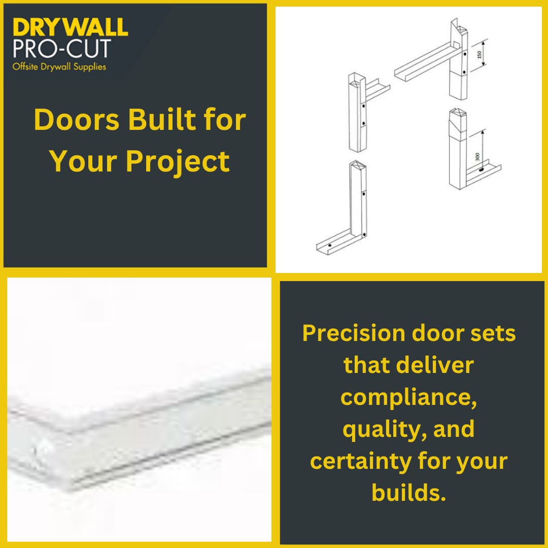 DrywallProCut's tweet photo. Your Doors, Expertly Defined.

Transform your builds confidently with our precision-made NBS Specified door sets, tailored exactly for your needs.

Discover More Today
https://t.co/HYqMzKwmPP

#NBSSpecified #DrywallProCut #NBSSource @theNBS #offsitedrywallproduction https://t.co/nJ6axrli05