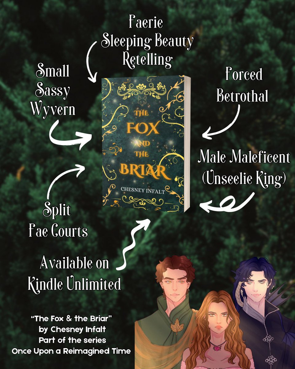 ChesneyInfalt's tweet image. “Lying will do neither of us any good.” 
   That brings my attention right back to him. “I am surprised a faerie could say such a thing.” 
   His amber eyes darken, his expression sharpening. 

Faerie Sleeping Beauty retelling, YA, sweet romance, no spice 🔗 in B1o