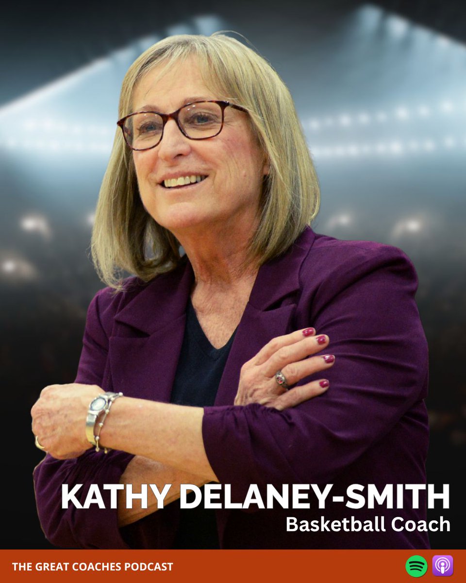 CoachesGreat's tweet image. This week's #podcast guest is American basketball coach Kathy Delaney-Smith, who joined us to speak on her new book, "Grit and Wit: Empowering Lives and Leaders" 📚 🏆 🏀
Listen to the full interview now, wherever you get your podcasts!
🎧 Apple bit.ly/44AFVba
🔉…