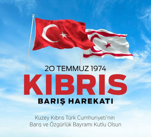 #Kıbrıs Türkü’nün kurtuluş ışığına kavuştuğu, bağımsızlık meşalesinin yakıldığı 20 Temmuz Barış Harekâtı’nın 51. yıldönümü kutlu olsun.

Kurtuluş mücadelesinde canlarını feda eden aziz şehitlerimizi rahmet ve minnetle, gazilerimizi ise şükranla yâd ediyoruz. 🇹🇷