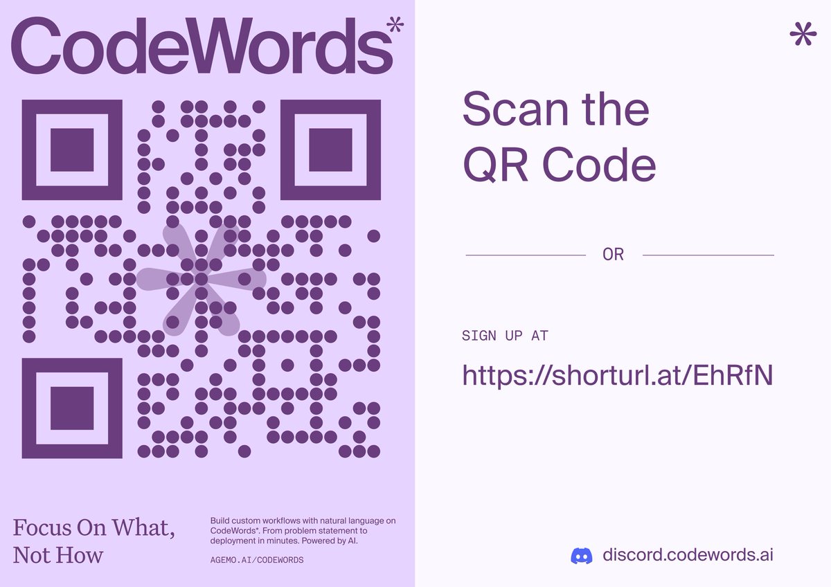 shahelkhan_'s tweet image. We ran a quick @agemoai CodeWords demo for everyone at the @DeenDevelopers Hack for Gaza!
If you missed it, this is how you can build on CodeWords 🚀