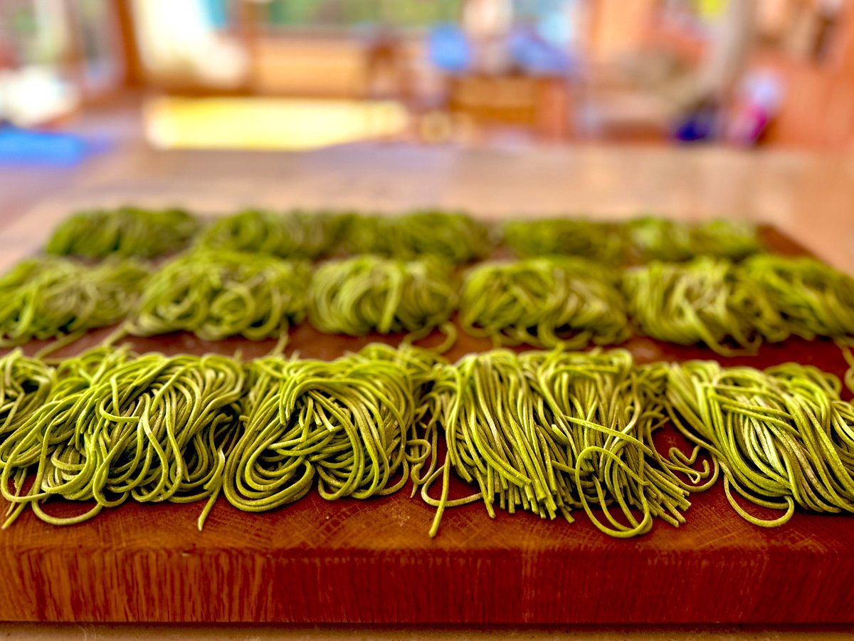 0xbags's tweet image. lazy sundays spent making pasta while the girls run around the orchard and the wife tends to the chickens are about as made it as I ever feel