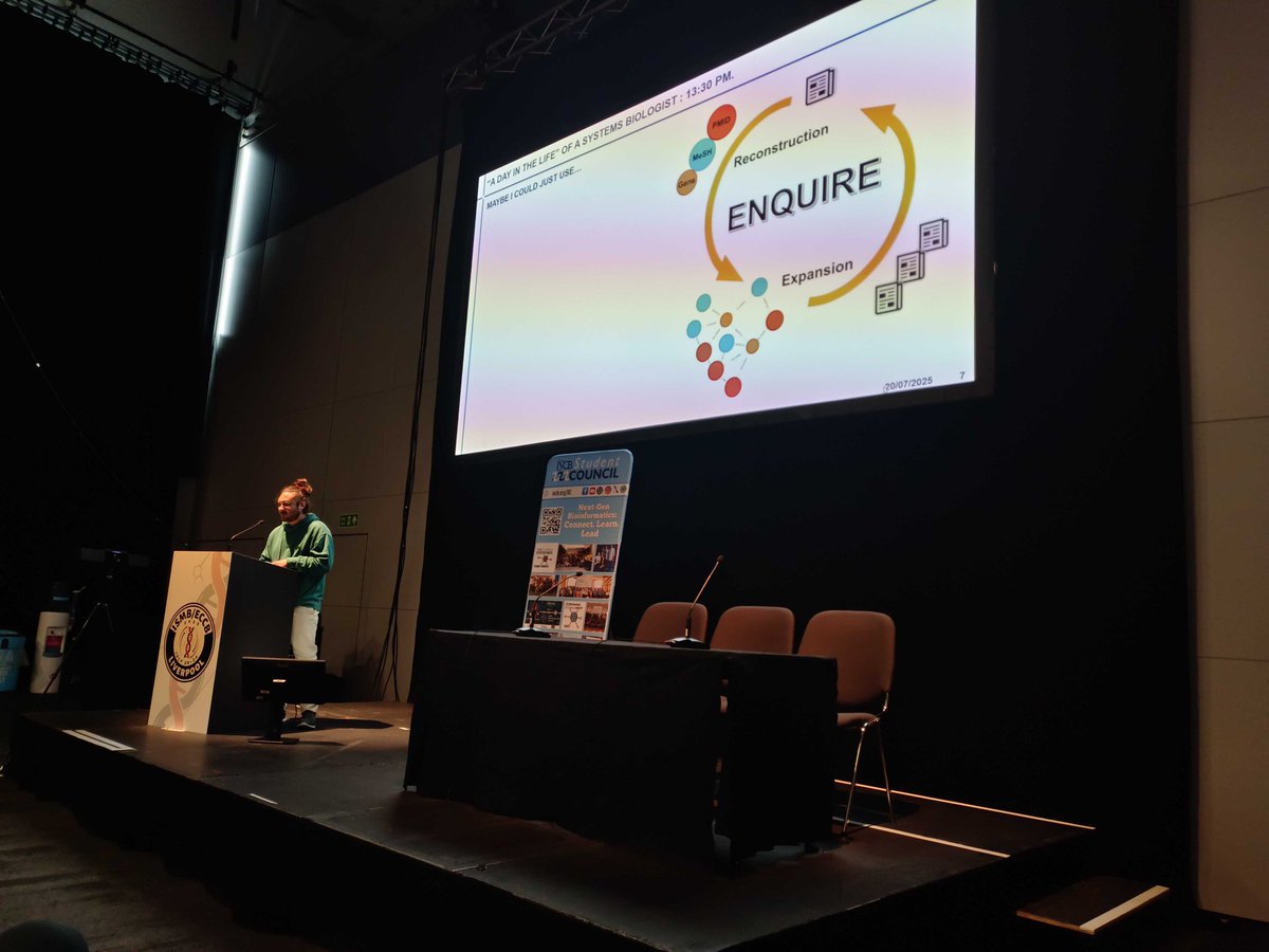 iscb_scs's tweet image. 🌟 Luca Musella introduces "ENQUIRE" at #SCS2025 , a powerful tool that automates the reconstruction and enrichment of gene and MeSH co-occurrence networks straight from biomedical literature 🙌🏻
P.S. Because why manually sift through papers when automation can do the magic?