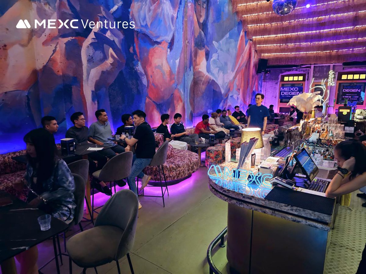 MEXC_Mal's tweet image. The setup is complete. The drinks are chilled. The vibe is 🔥

#MYBW2025 x MEXC Degen Night is ready to welcome the wildest degens in town.

Let’s make it a night to remember.