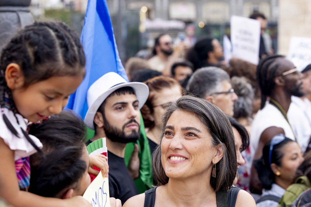 manuelabergerot's tweet image. Ayer en la convocatoria de los colectivos antirracistas en la Puerta del Sol.
Contra la violencia de extrema derecha en Torre Pacheco y Alcalá de Henares.
Por un Madrid que les plante cara.