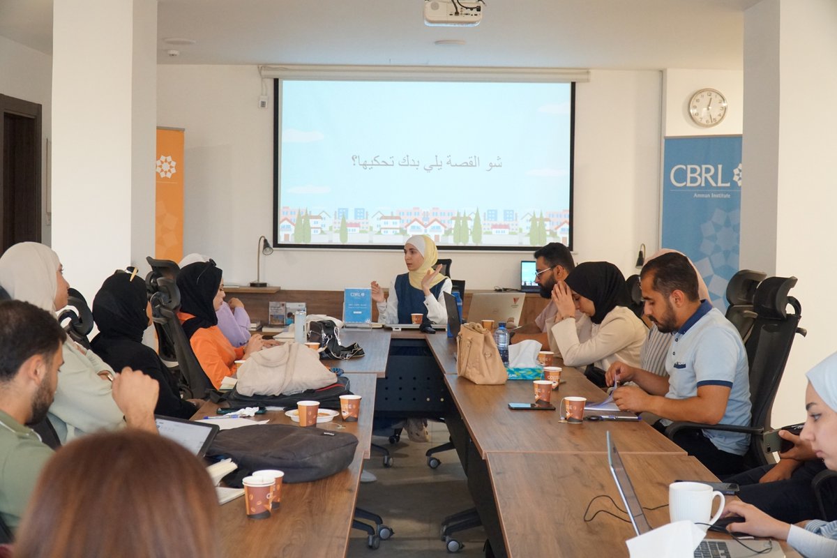 CBRL Amman hosted young research assistants from Zarqa for a 3-day workshop on oral history &amp; socio-spatial research.

With expert-led training, they’re documenting life in Zarqa, soon featured in a CBRL digital exhibition.

🔗 cbrl.ac.uk/news/youth-voi…