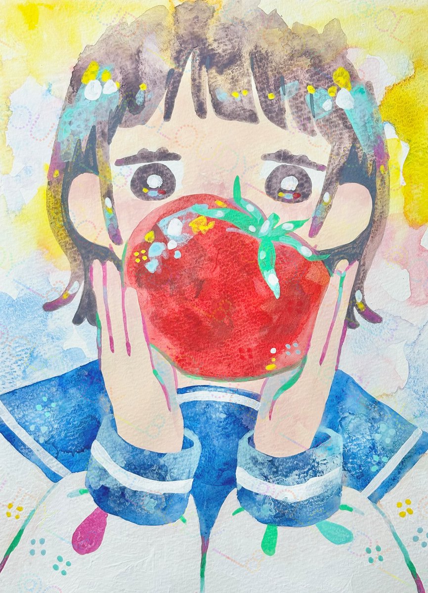 cloudy__8's tweet image. #夏の創作クラスタフォロー祭り 
#三連休はフォロワーさんが増えるらしい
🌼アクリルガッシュ
🌼アンニュイなセーラー服ちゃん
メディア欄も覗いてくれたら嬉しいです🌼