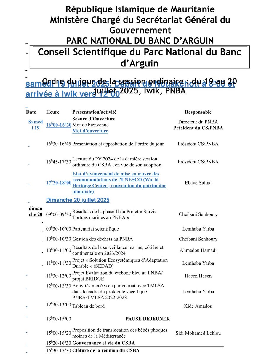 Parc National du Banc d'Arguin - PNBA tweet media