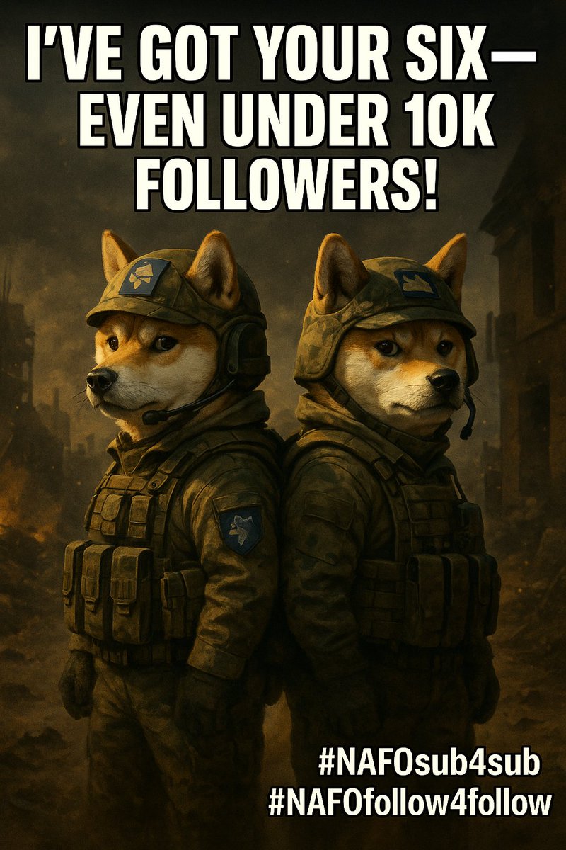 LustigWilly's tweet image. „Under 10k followers?
Small fellas stick together! 🐾🤝
Drop your handle below, follow each other, and let's build up our packs.
We've got your six! 🦊 #NAFOfollow4follow #WeAreNAFO