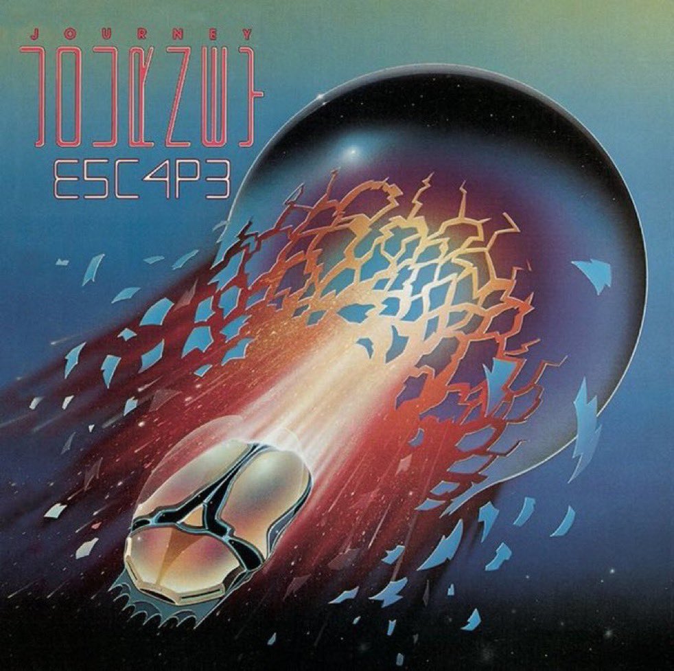 JVMonte2's tweet image. Journey released their seventh studio album, “Escape” (E5C4P3) on this day in 1981. It would become the fifth highest selling album of 1981 and yield four Top 100 singles.
What are your thoughts on this album?
What are your favourite tracks?
#Journey