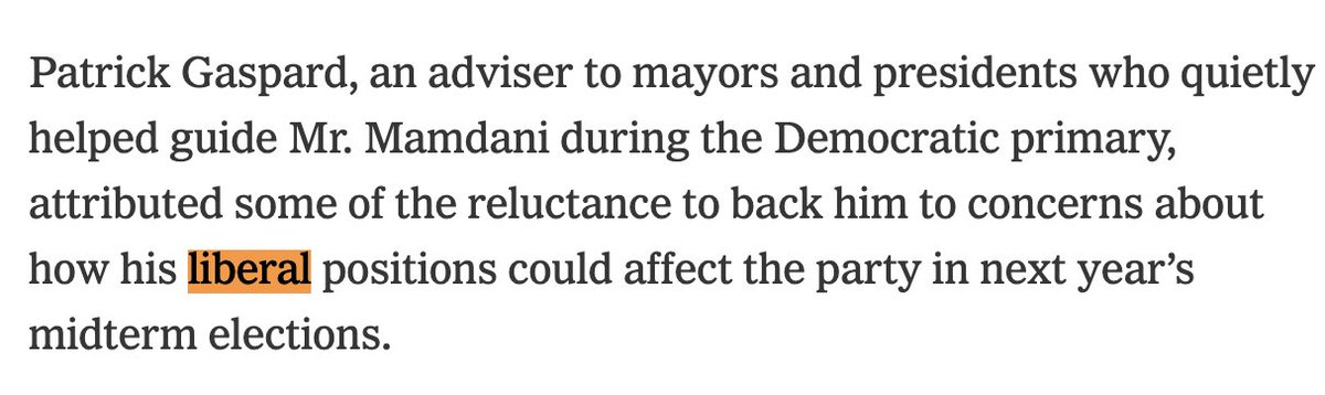 jonathanchait's tweet image. I guess it's just New York Times house style to describe everything on the left as "liberal" even if it's explicitly to the left of liberalism.