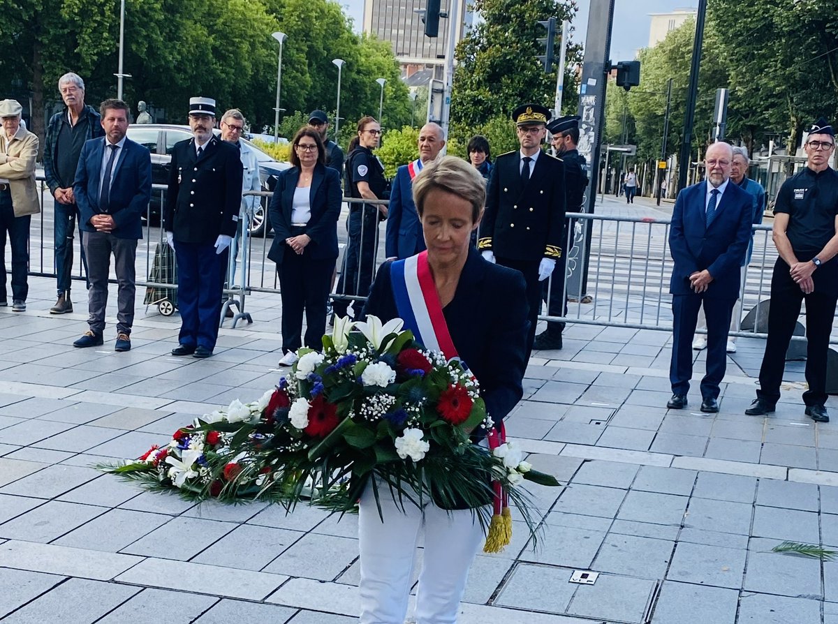 LGarnier44's tweet image. 🇫🇷 Aux côtés de la communauté juive pour la journée nationale en mémoire des victimes des crimes racistes et antisémites et d’hommage aux Justes de France : « Les Justes sont la réponse de la conscience aux ordres de la honte ».