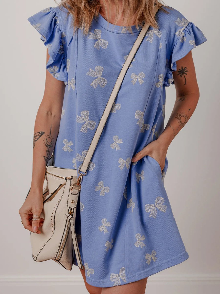 urbanembarstore's tweet image. Upgrade your style with our Bow Ice Silk Sun Hat ($20.92), Bow Knot Print Crewneck Ruffled Sleeve Shift Mini Dress ($31.74), and Bow Off-Shoulder Textured Mini Dress ($54.64). Each piece offers quality and chic design. #UrbanEmbar #FashionEssentials urbanembar.store