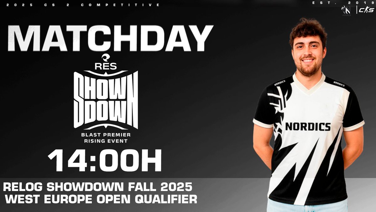 Estamos de Volta  neste Domingo para mais uma nova Competição.
Vamos para dentro do Servidor para o <a href="/RelogMedia/">Relog Media</a> Showdown Fall 2025 WEST Europe Open Qualifier .

Podes acompanhar tudo no canal  do grande <a href="/AndreMuchagata/">mucha</a> 
twitch.tv/muchapt
#GONORDICS⚪️⚫️