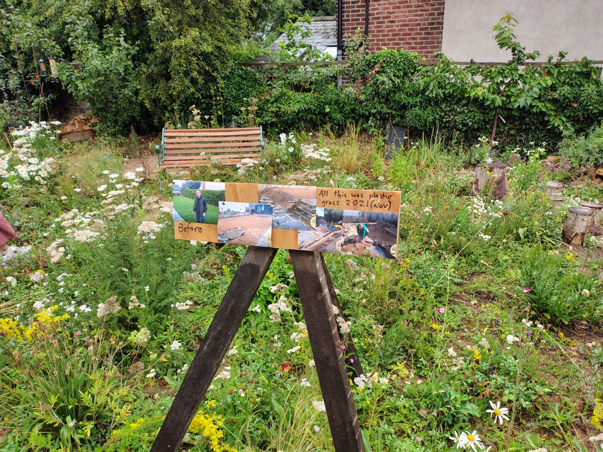 fabcoach's tweet photo. Amazing what you can grow when you rip up plastic grass. Congrats to this garden on #walkleygardentrail who's transformed if from 2012 @Shitlawns https://t.co/GlL4D0z7ut