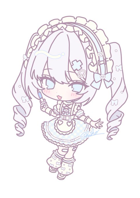 夏コミ用のデフォルメイラストです!
アクキーになる予定です♡ 