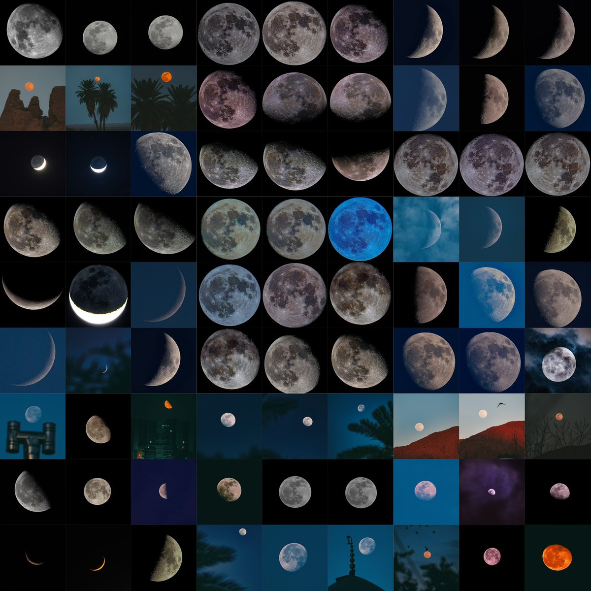 به مناسبت روز جهانی ماه 🌕🌑