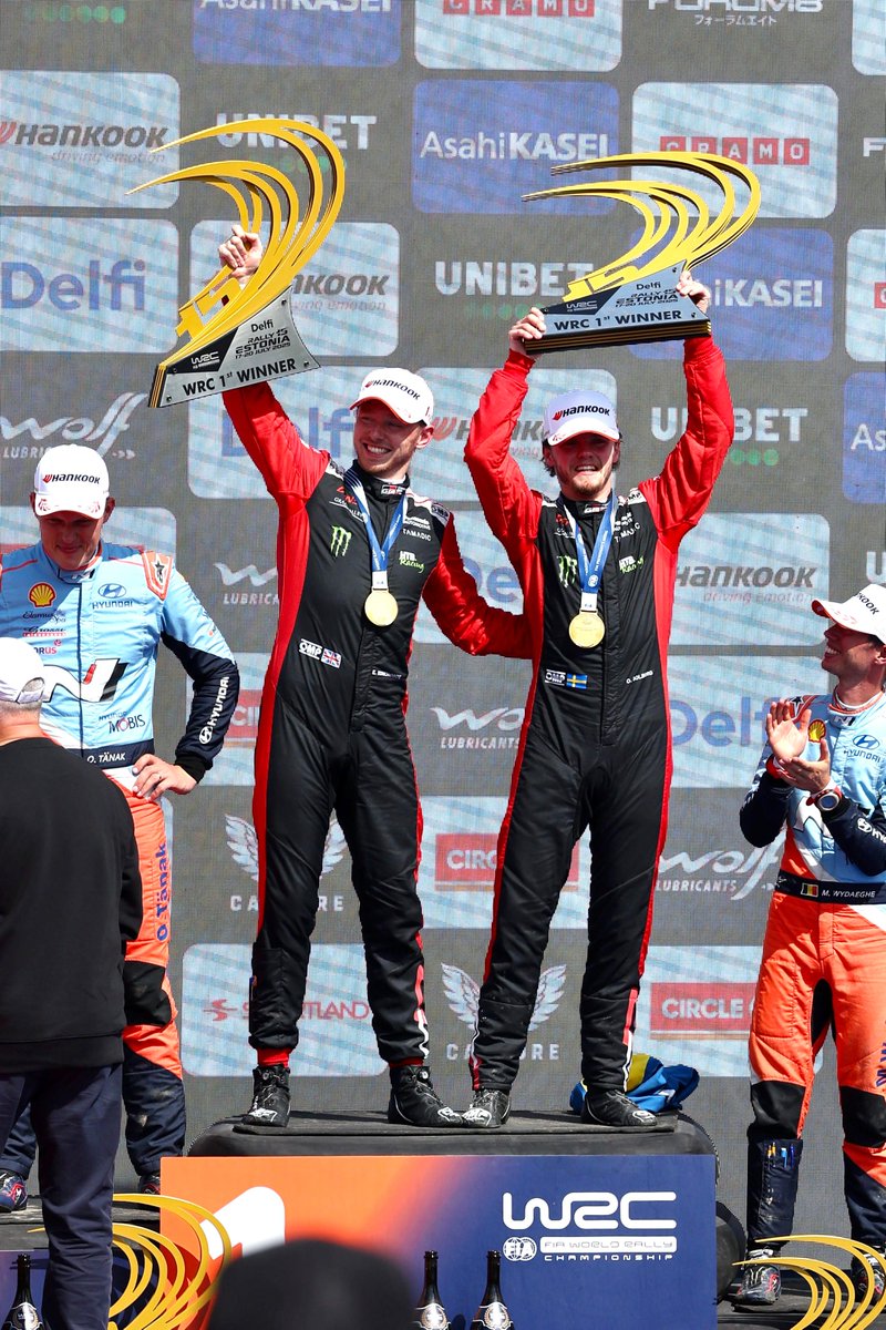 TGR_WRC's tweet image. The stuff of dreams 🥹🏆
#ToyotaGAZOORacing #GRYaris #WRC #RallyEstonia 🇪🇪