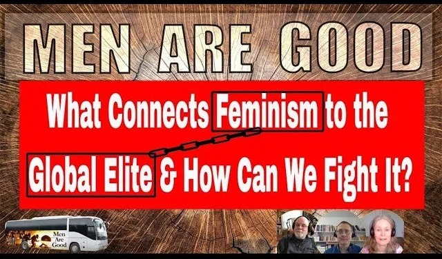 trgolden's tweet image. What Connects Feminism to the Global Elite? Tom Golden, Janice Fiamengo with Rick Bradford f.mtr.cool/fzvzzjktev
#gynocentrism #feminism #misandry #gynocentrism #globalelite