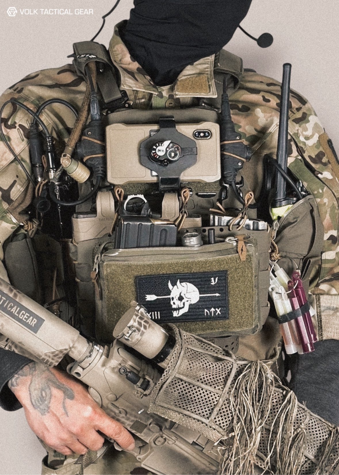VOLKタクティカルギア　フリースパーカー AGG / VTG MAMUSI GHILLIE - HOOD & SHOULDER – VOLK TACTICAL GEAR