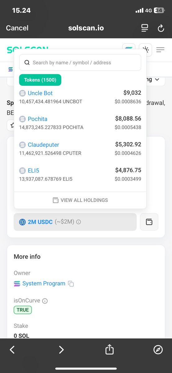 $CPUTER holders don’t panic hold your $CPUTER token huge pump will come, $popcat #moodeng and $avaai whale is holding $CPUTER in his wallet, he has 4.5M value of token in his bag hold your position check this on SOLCAN

GybhvUZzTq4qYBc292dz4HE4oQPZJGC9xGJdEH9uYeHK