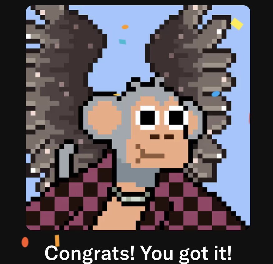 Chimpers are about to fly... 

Which is why I just added this !CHIMP with wings 😉

Can't believe this was sitting near floor. 

Go find your forever chimp before it's too late! 🐒