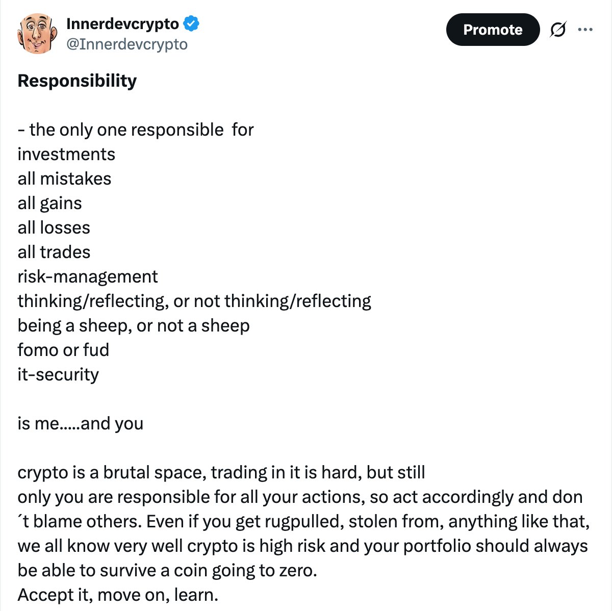 Innerdevcrypto's tweet image. This cycle been truly brutal for most:
- first most were underexposed to bitcoin and overexposed to alts
- then when most finally gave up on alts they start erasing months of grinding down in a couple of days or weeks leaving everyone to scramble to get in again
- why is the…