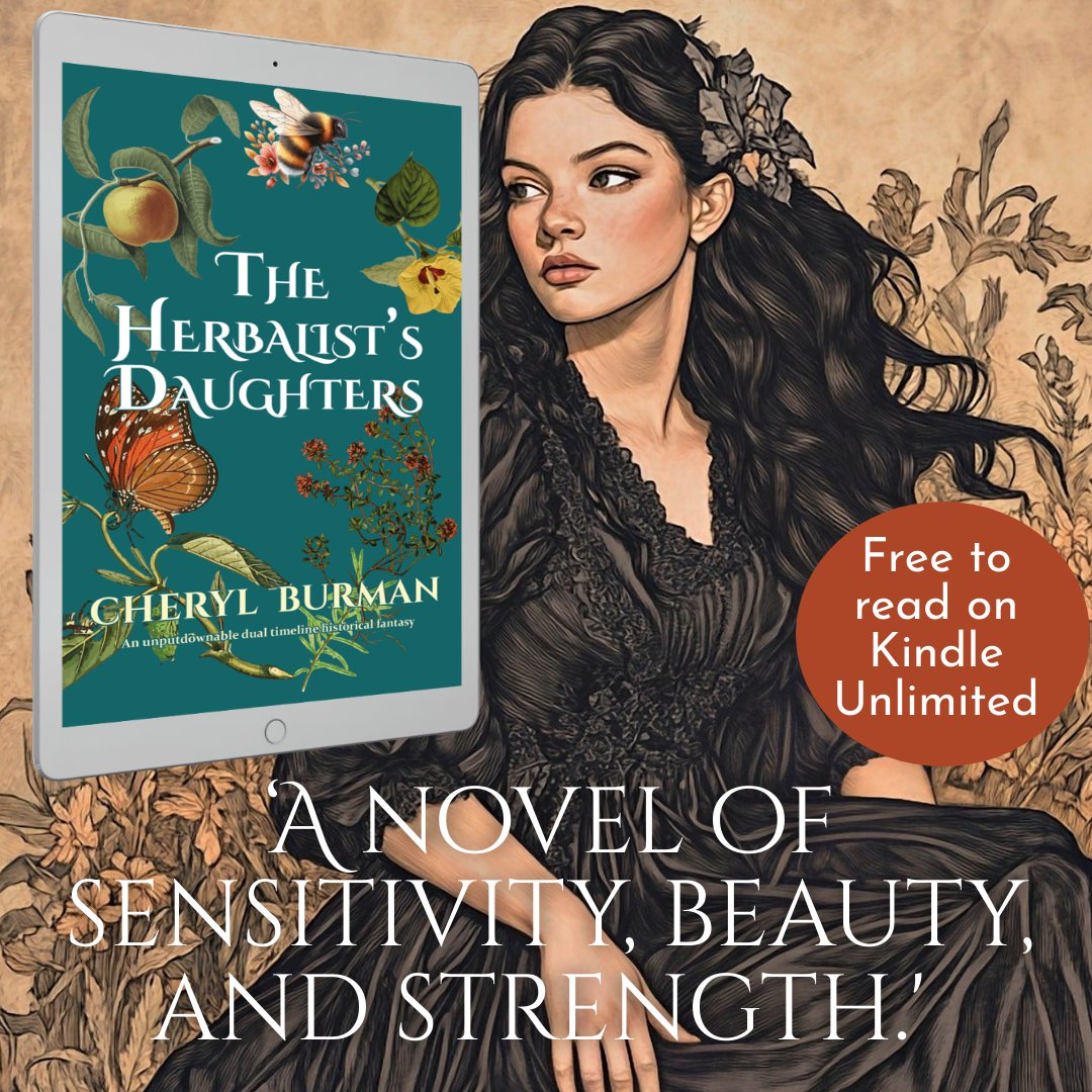 cr_burman's tweet image. For lovers of #dualtimeline #historicalfantasy
The #standalone sequel to the award-winning River Witch.
‘Two love stories compete for your heart.’
mybook.to/herbalistsdaug…
#magicalrealism #romancenovels #readingcommunity #books #booksworthreading #historicalfiction #reading