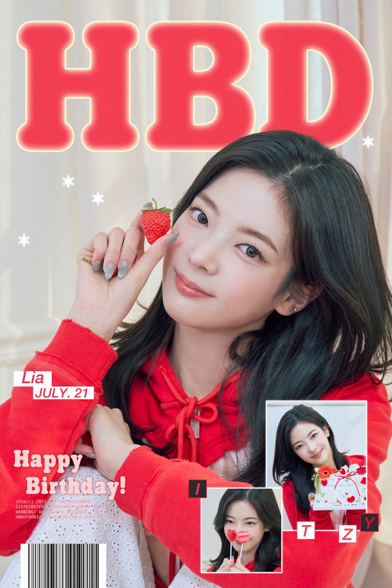 ITZYofficial's tweet image. ๐ HAPPY BIRTHDAY #LIA ๐
#ITZY #MIDZY @ITZYofficial
#HappyLiaDay #๋ฆฌ์
#๋ฆฌ์์_ํจ๊ป๋ผ๋ฉด_ํ๋ณต์ง์_์์น
#StrawberryPrincessLIADay