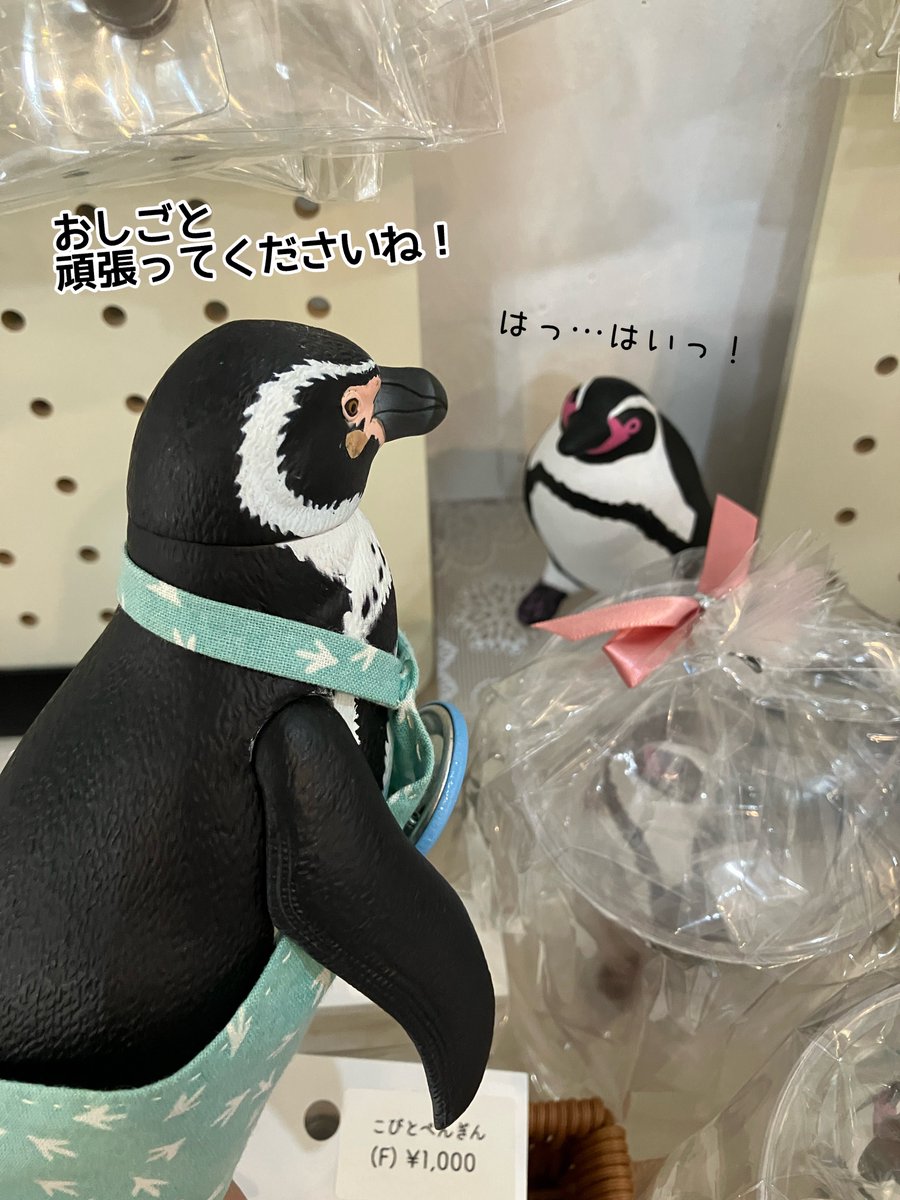 _98pen's tweet image. 反対側にいる、こびとフンボさん(大)にも声をかけるママさん🐧

 #ペンぎょ展 
#ペンぎょ展2025