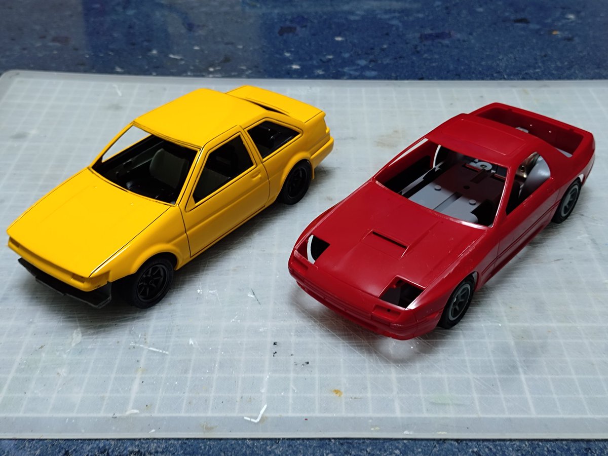 ilice_nekota's tweet image. 今日のプラモ工場…