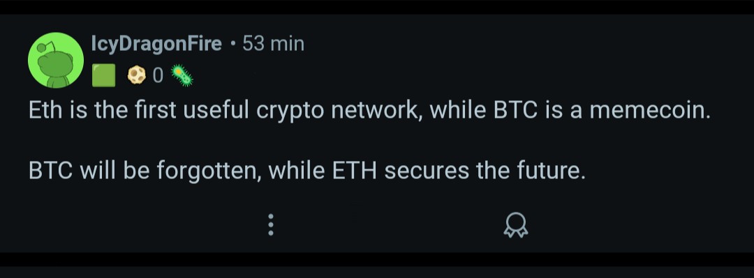 rogermoonCrypto's tweet image. This guy gets it. 

$ETH #ETH #Altcoins #Bullrun