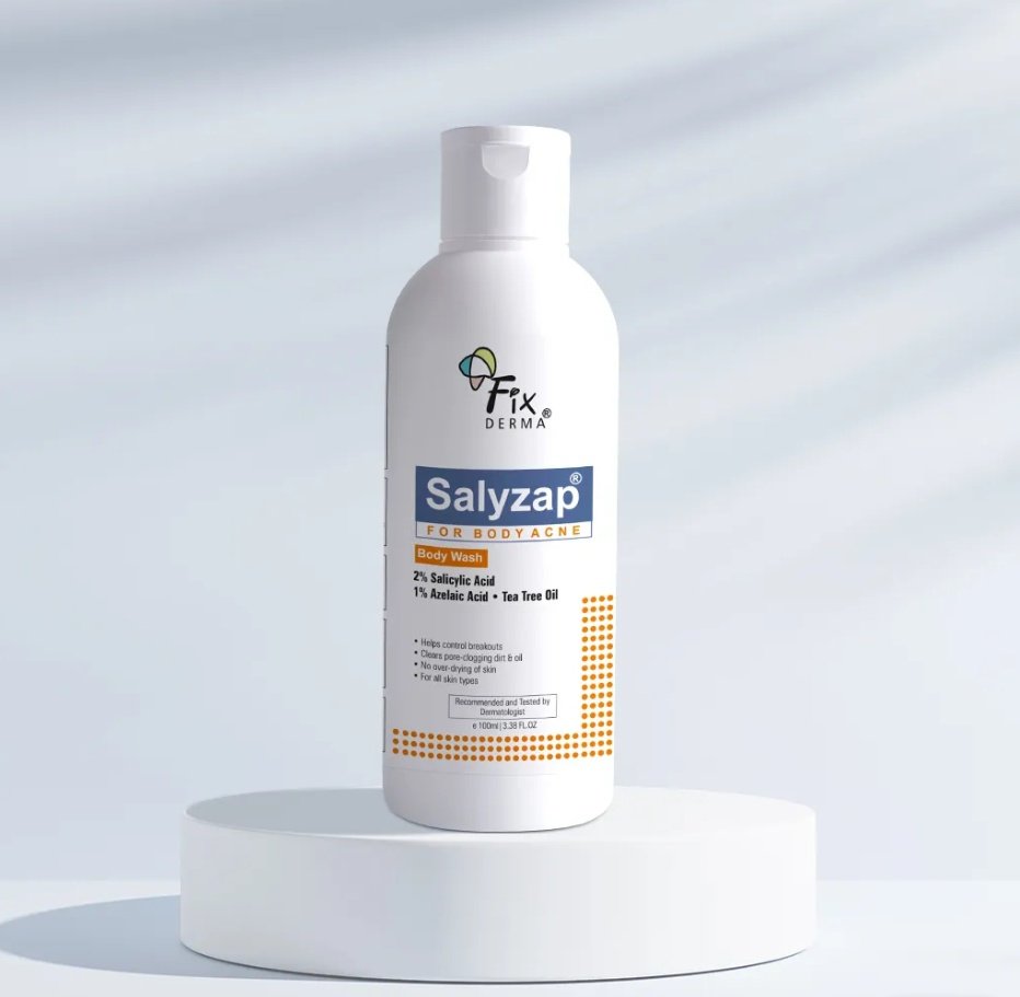 sadiyashaikhh's tweet photo. Back &amp; shoulder acne flaring up with the rains?
Salyzap BodyWash gently exfoliates without drying you out. It’s a solid pick for body acne treatment during the humid season
Monsoon=sweat Sweat results in breakouts. Dont skip the body care
#AcneBodyWash #MonsoonSkinCare #Fixderma https://t.co/LvxJQDQCqL
