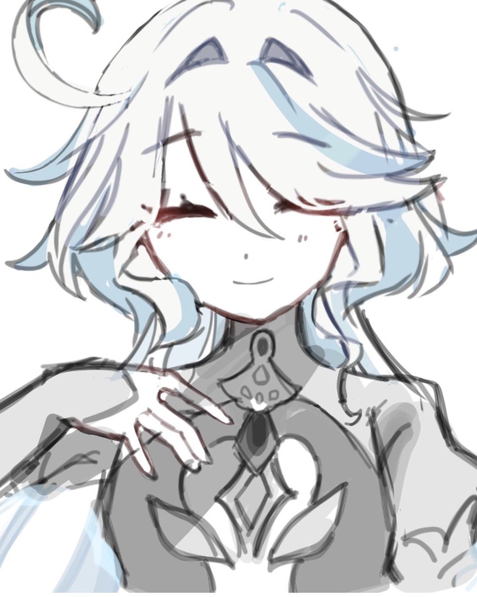 monaka9030's tweet image. ラフ