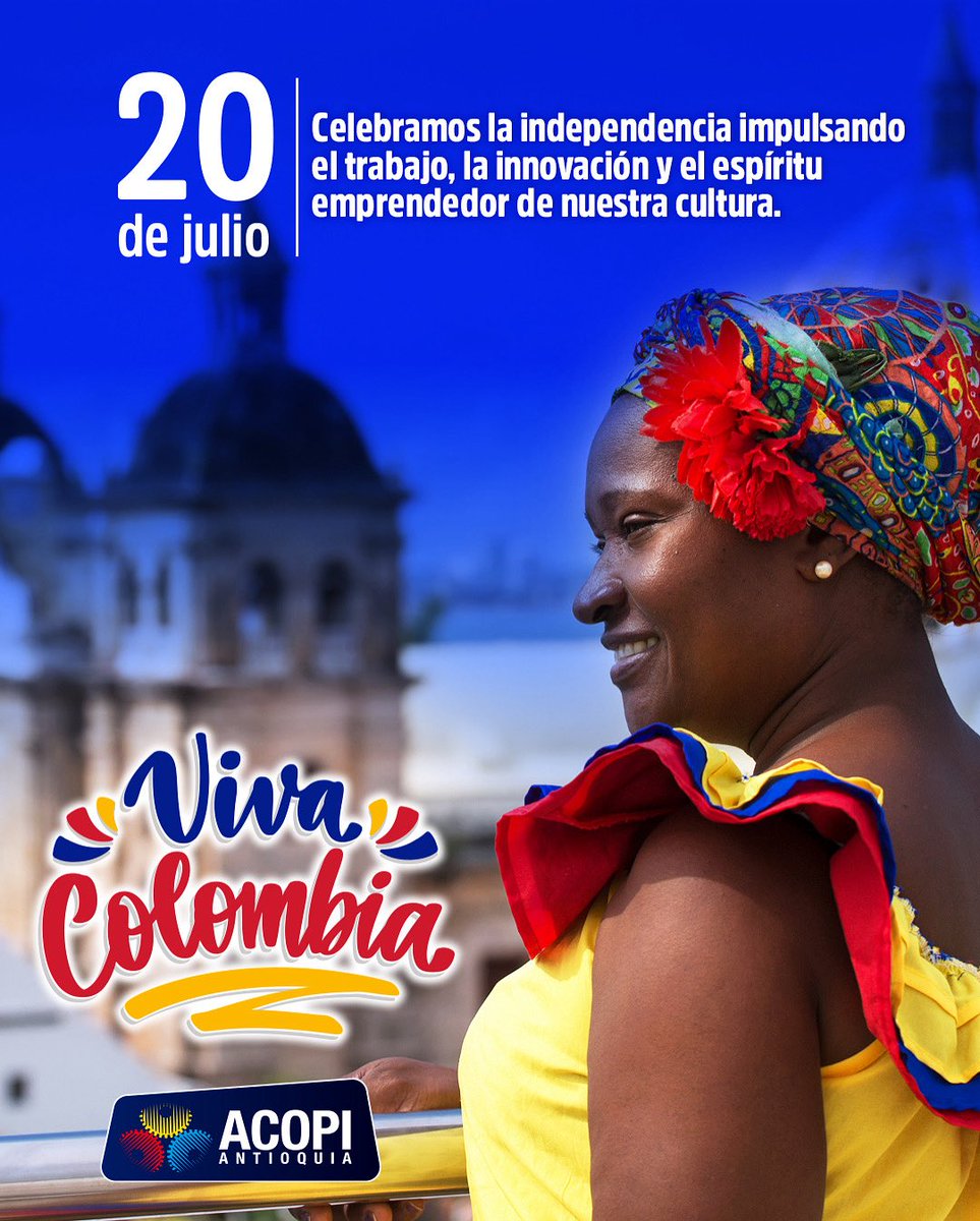 💛💙❤️ ¡Hoy celebramos el orgullo de ser colombianos!
Desde ACOPI Antioquia impulsamos el trabajo, la innovación y el espíritu emprendedor que nos mueve como nación. 🌱💼🎉

¡Viva Colombia! 🇨🇴🙌

#20DeJulio #VivaColombia #OrgulloColombiano #ACOPIAntioquia #EmprenderEsPatria