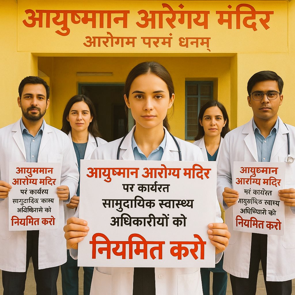 RV_SAINI_100's tweet photo. हम हमारा हक मांगते 
#CHO_को_नियमित_करो https://t.co/qs11YqZENW