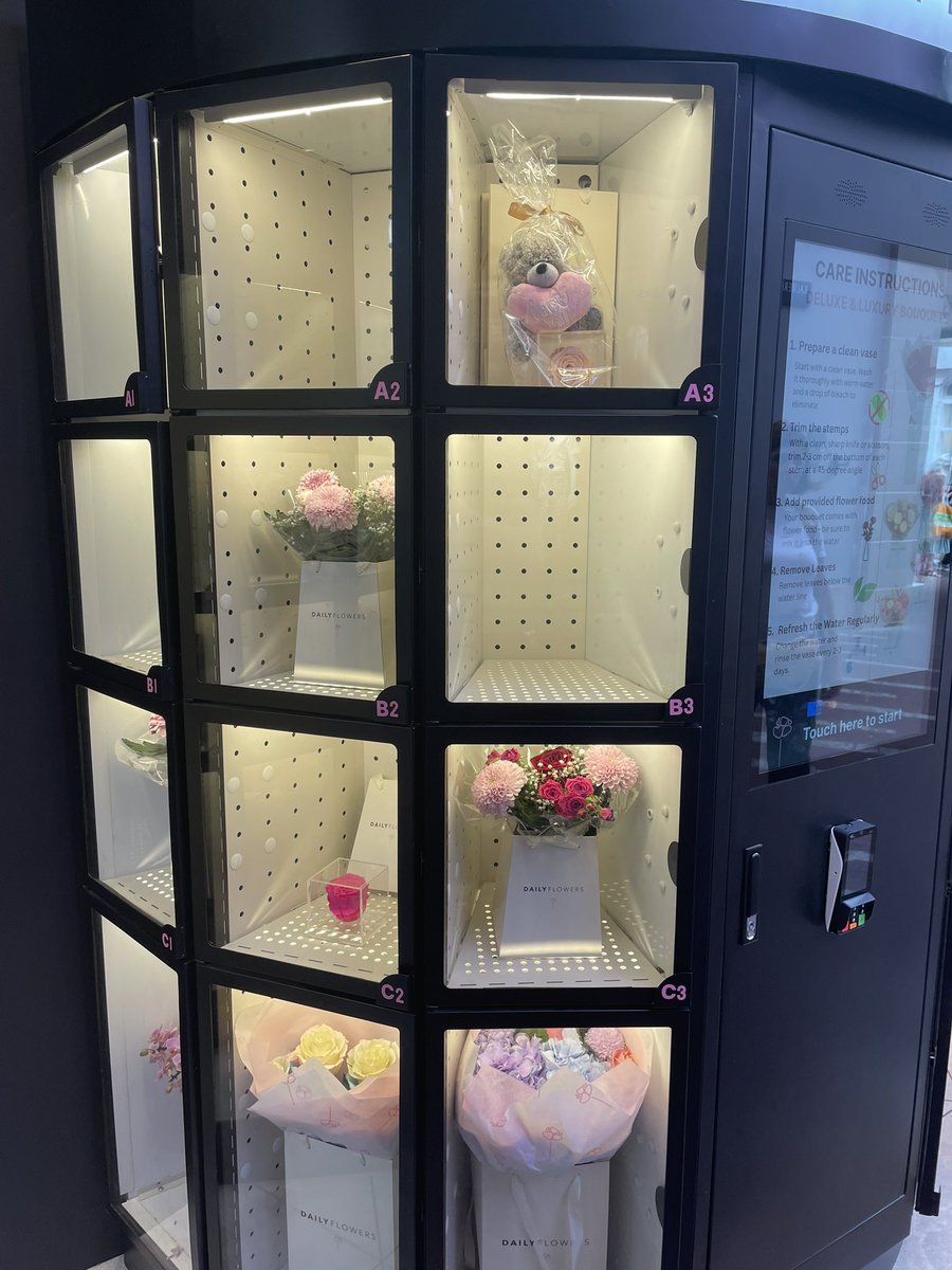 Amsterdam'da karşıma çiçek otomatı çıktı🌸🫶 Bizde de olsa nasıl olur?