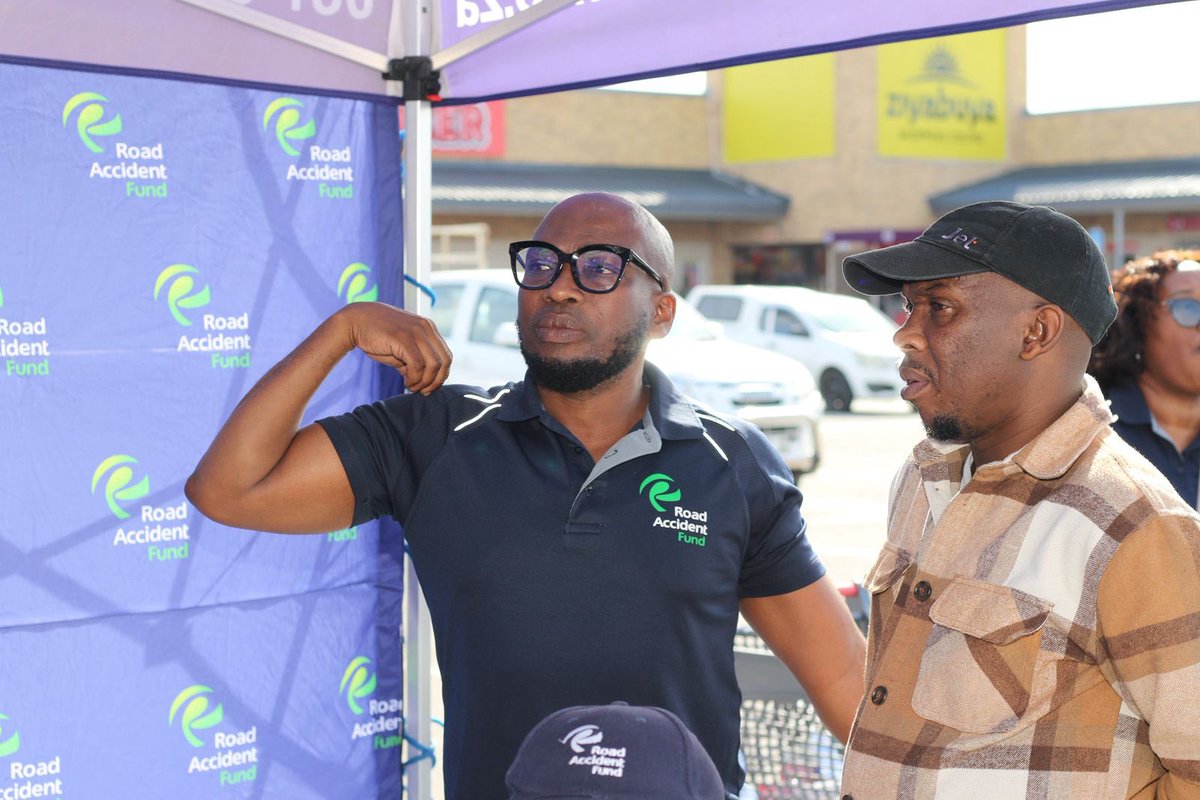 RAF_SA's tweet image. The RAF is at Ziyabuya Shopping Complex in PE today, assisting community members with their RAF claim queries as part of our road safety partnership with @NkqubelaFM
#ICare²