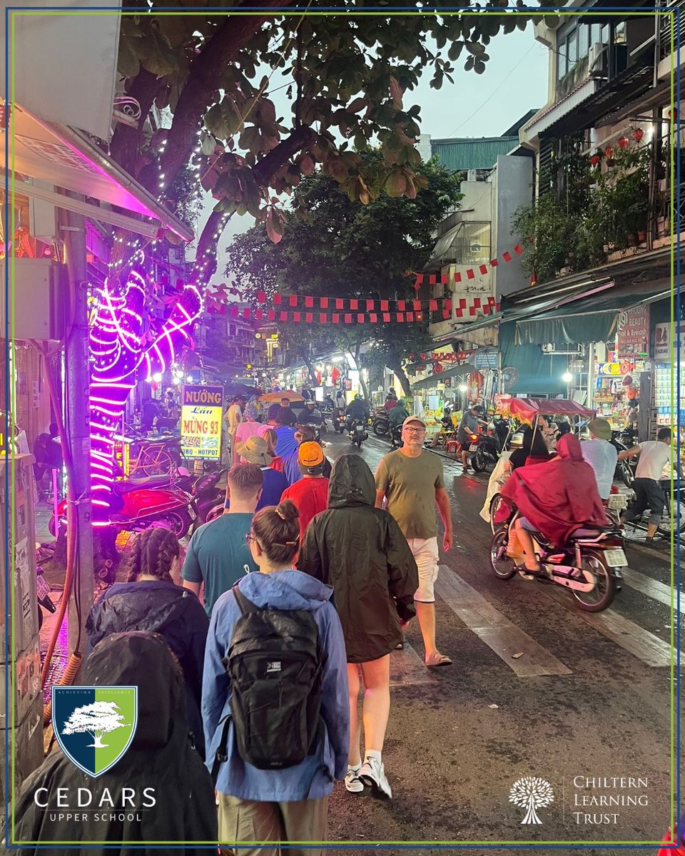Cedars_Upper's tweet image. We made it to Hanoi! 🎉 Our group&apos;s first mission: immersing ourselves in the local culture via some fantastic Vietnamese street food. Mission accomplished! Ready to hit the ground running and explore the city bright and early.