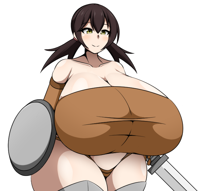 大分前にチラ見せした勇者とネコ娘をちょっと修正
差分とか特殊カットとかも鋭意作成中 