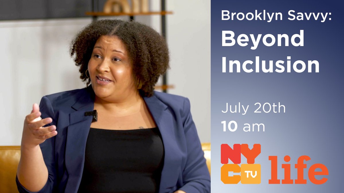 nyc_media's tweet image. Tune in TODAY at 10am for a new episode of #NYCLife's "Brooklyn Savvy"!
On @BrooklynSavvy, they talk with Portia Allen-Kyle on turning DEI from buzzwords into real change, led by Toni Williams & the Panelistas. on.nyc.gov/BrooklynSavvy