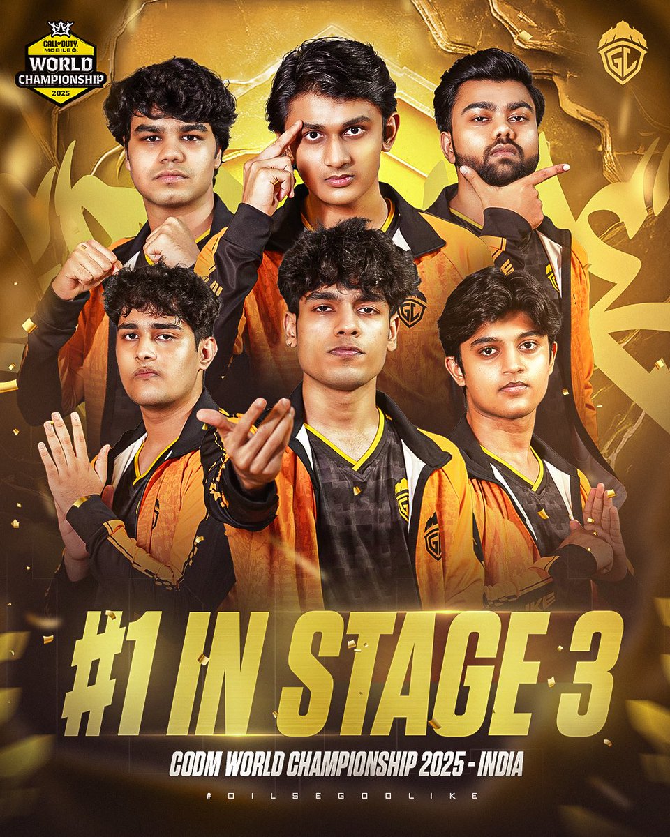 Too easy for the boys. Wrapped up Stage 3 at #1. 🧊🐐

#DilSeGodLike #CODMCHAMPS25