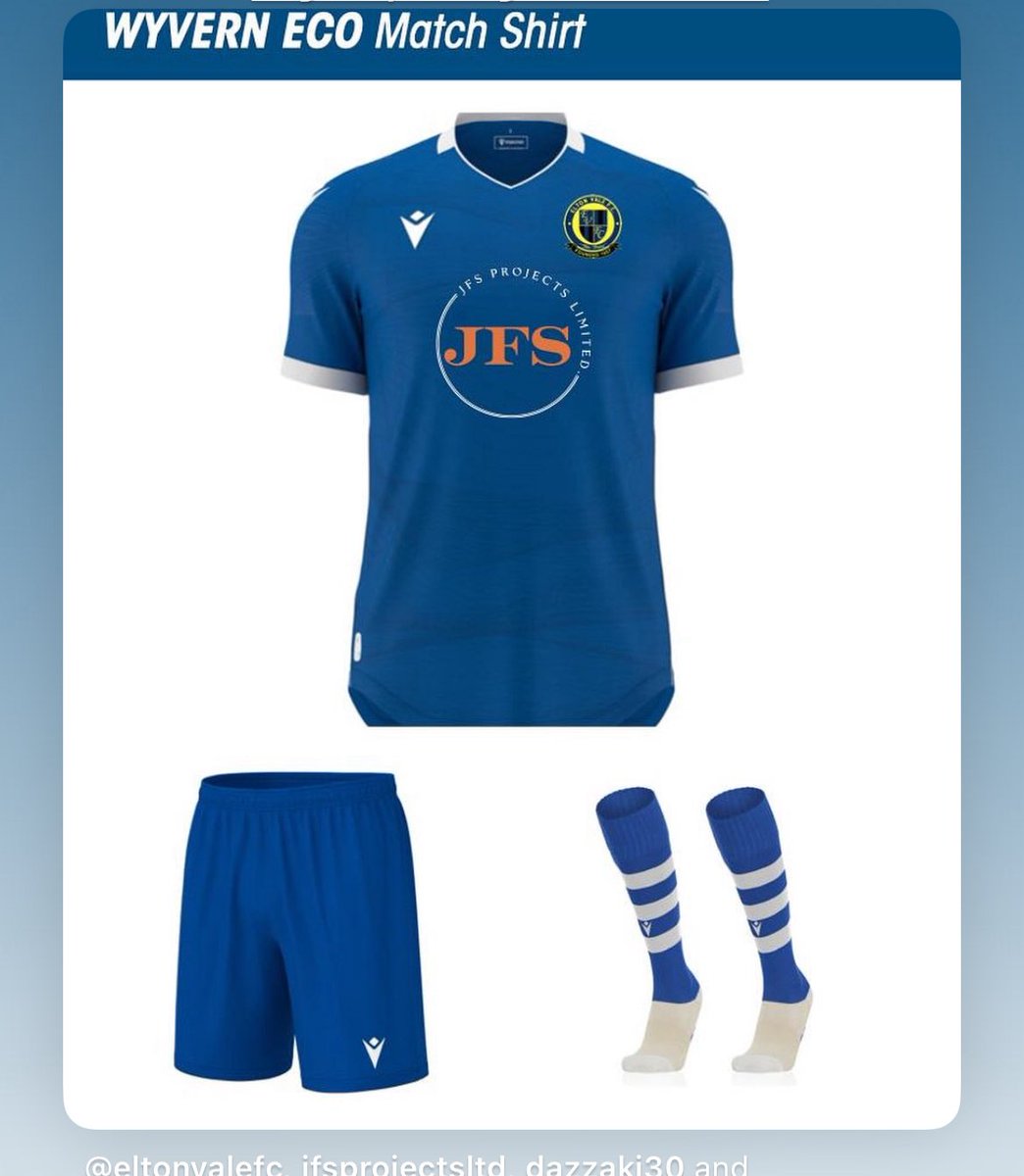 EltonValeFC's tweet image. Our new vets over 35s Matchday kit has now been ordered
Huge thanks to @Tommy_stubbs and JFS for sponsoring once again and @macronsportshub for providing us with another top quality kit 👌👏⚽️
Thank you