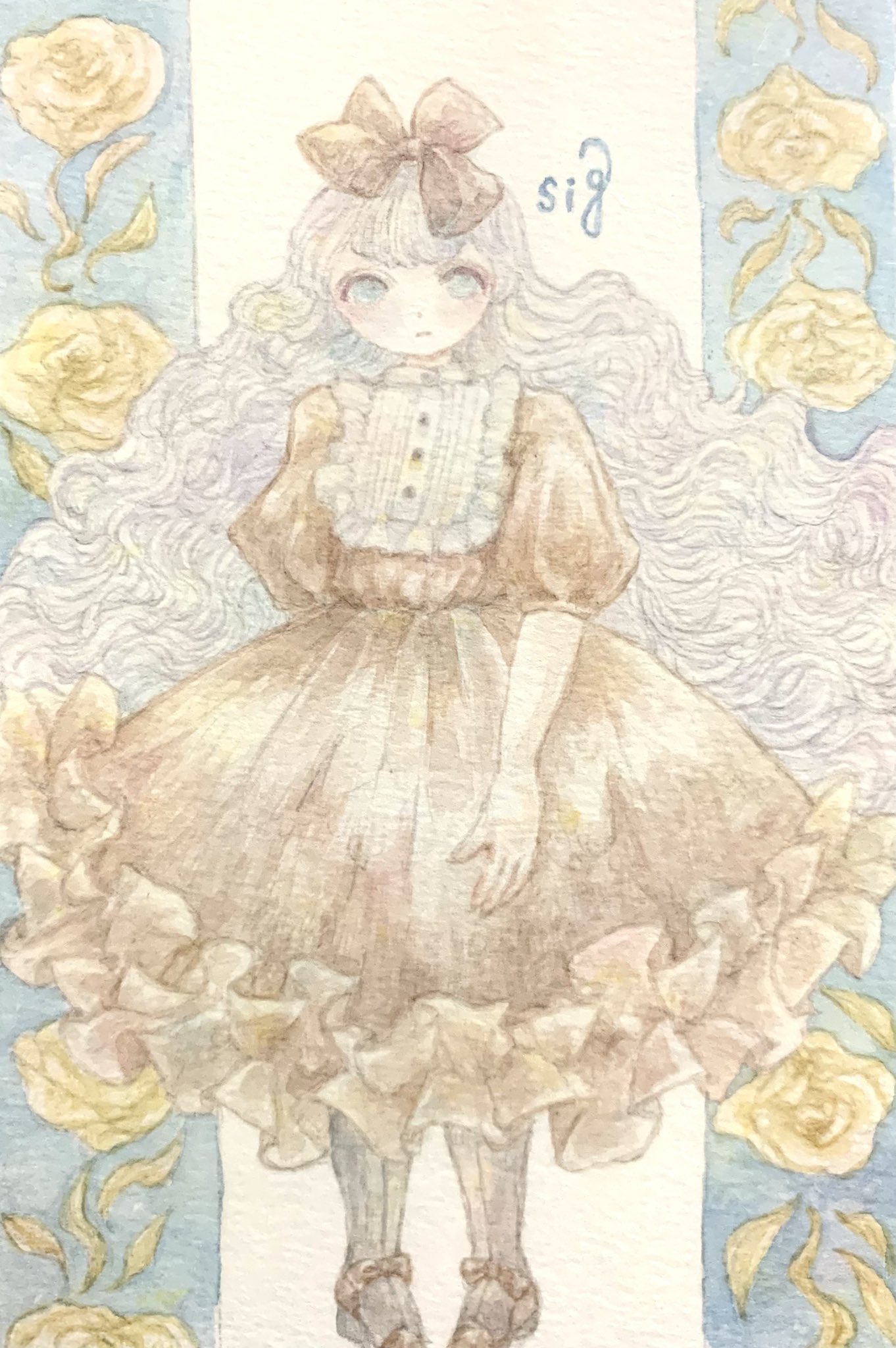 1時間以内に売れなければ300円❗　原画絵画　「きらめきニャンコ」 にゃんピー🎀 (@mcc_p3) / X