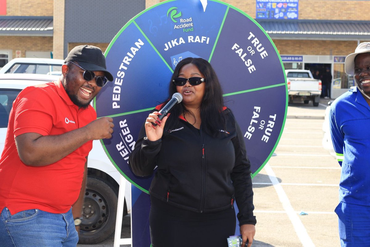 RAF_SA's tweet image. The RAF is going beyond just claims — we’re actively educating the public through interactive, engaging experiences that promote road safety awareness for both pedestrians and drivers.
Today we are at Ziyabuya Shopping Complex in PE with @NkqubelaFM