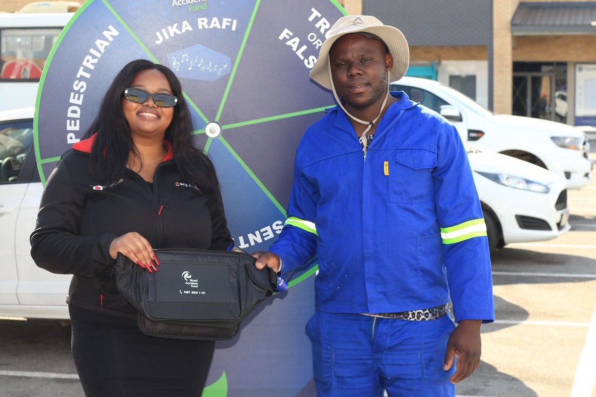 RAF_SA's tweet image. The RAF is going beyond just claims — we’re actively educating the public through interactive, engaging experiences that promote road safety awareness for both pedestrians and drivers.
Today we are at Ziyabuya Shopping Complex in PE with @NkqubelaFM