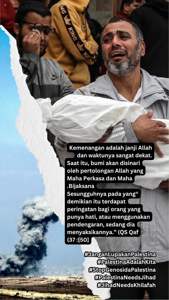42_pemuda's tweet photo. #JanganLupakanPalestina
#PalestinaAdalahKita
#StopGenosidaPalestina
#PalestinaNeedsJihad
#JihadNeedsKhilafah https://t.co/wjjaQAYtsI